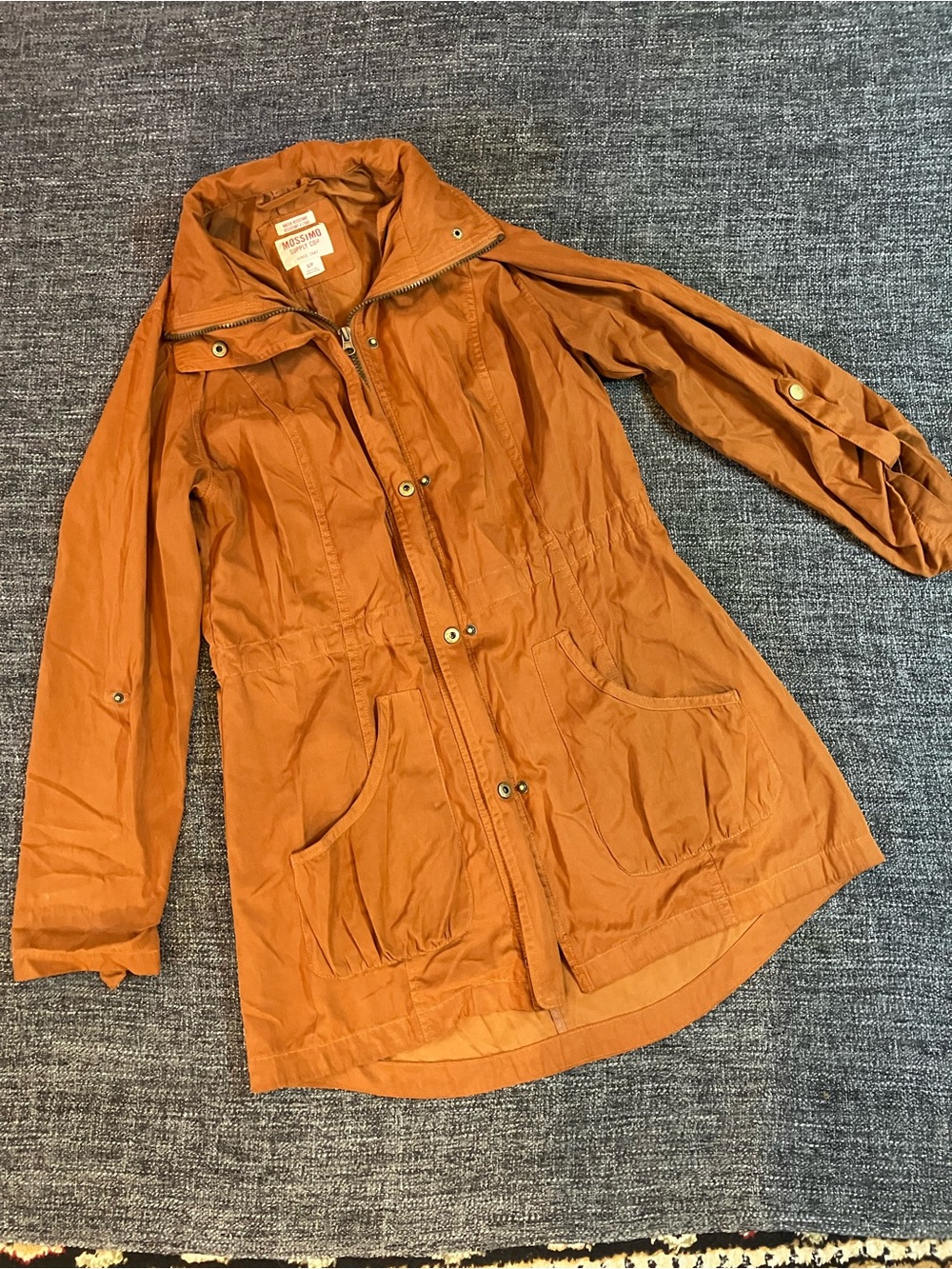 Mossimo Supply Co. Women's Rust Orange Utility Jacket